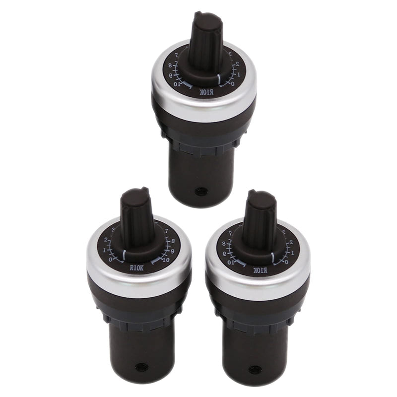 3 x 10k Potentiometer Panel Installation for VFD Frequency Inverter | Speed control for frequency converter, control button for controlling variable speed 3
