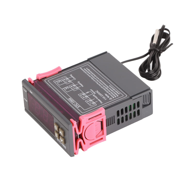 [Australia - AusPower] - Digital Humidity Controller, Thermostat Controller, 110 V to 220 V, 10 A, 0 to 99% Humidity, Microcomputer, Hatching Machine, Control Switch, Temperature Humidity Regulator for Greenhouse, Aquariums 