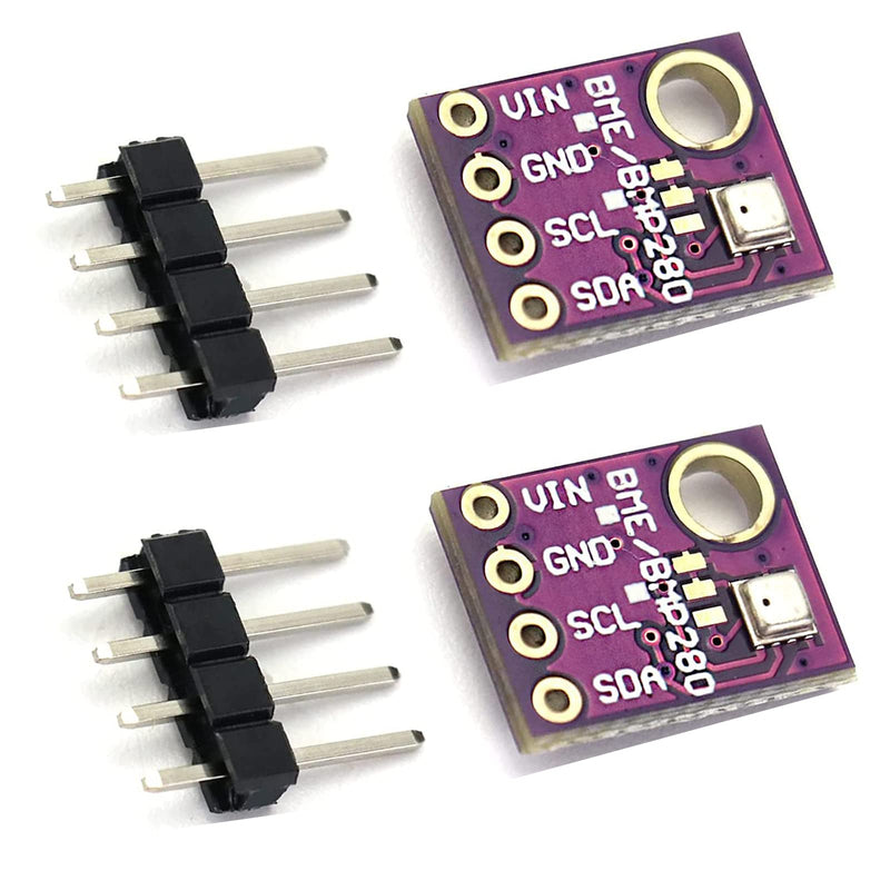 2pcs BME280 5V Barometric Temperature Humidity Sensor | and air pressure, temperature humidity sensor, digital humidity/temperature sensor module