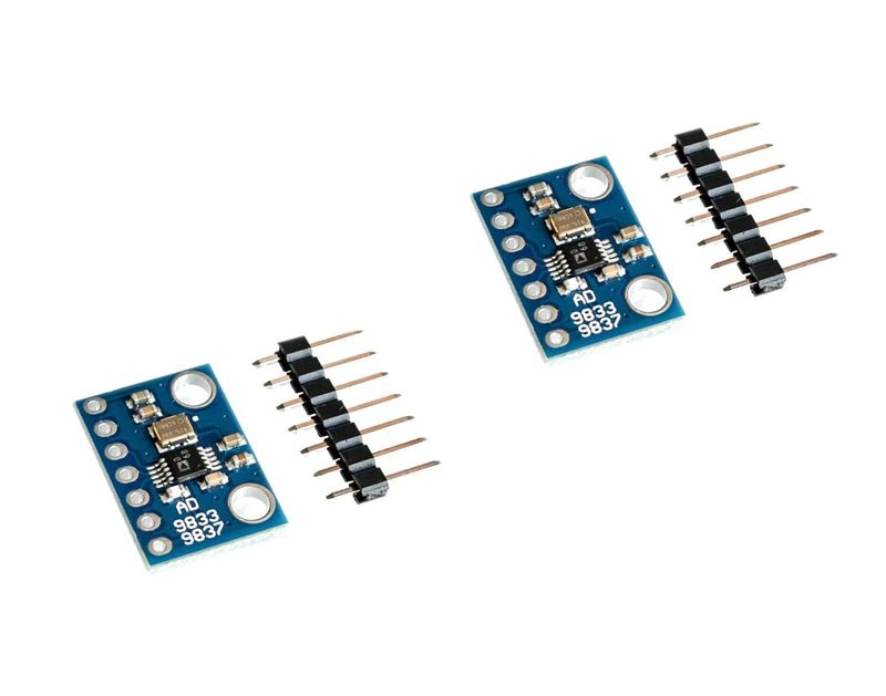 2 x AD9833 Programmable Microprocessors Serial Interface Sine Square Wave DDS