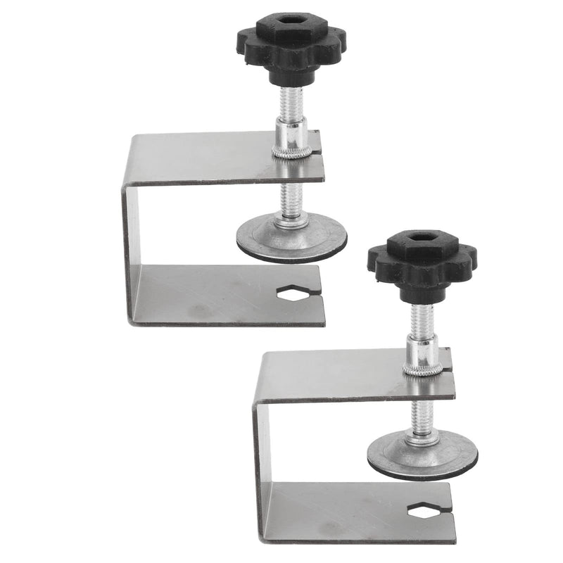[Australia - AusPower] - Drawer Front Mounting Bracket, 2 Pieces Drawer Front Installation Mounting Brackets, Adjustment, Drawer Front Mounting Brackets for Woodworking, Angle Clamps 