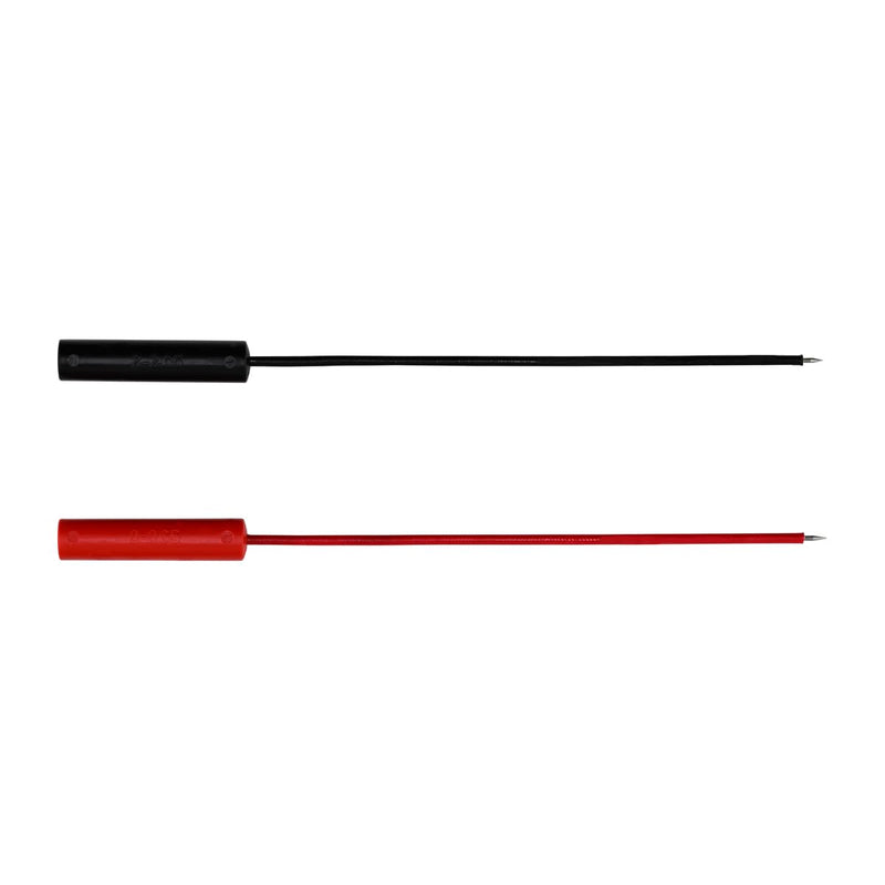 [Australia - AusPower] - Amber Test Probe Blade 1 mm Pair Red Black Connection for 4 mm Socket Measuring Category CAT I 2-265-VE 