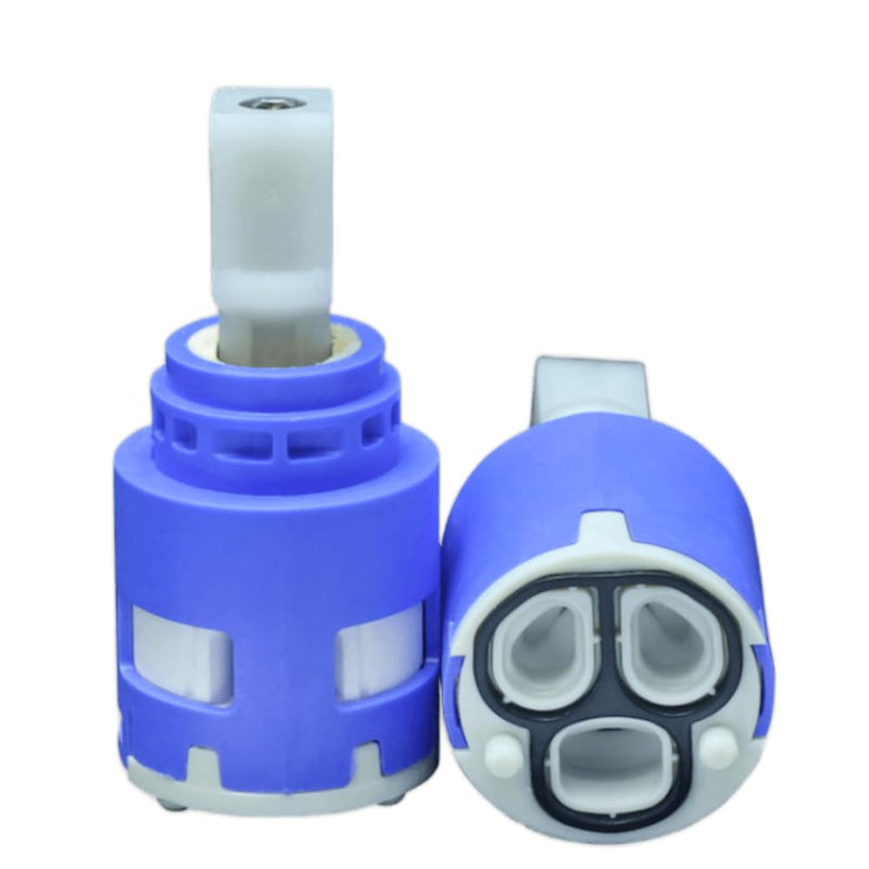 [Australia - AusPower] - Schläfer 480051 | Universal Ceramic Replacement Cartridge K25-OPS Cartridge for Tap High Pressure 25 mm and Kitchen Tap, Replacement Cartridge Diam25 mm Kerox with 2 Feet, Plastic Lever 