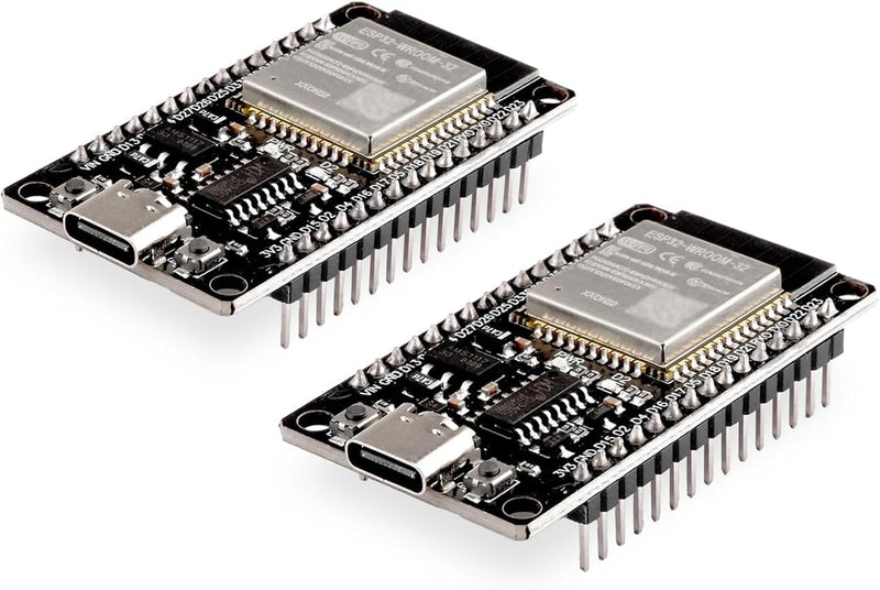 [Australia - AusPower] - diymore 2 Pieces for ESP32 NodeMCU Module USB C for ESP32 Nodemcu Development Board 2.4 GHz WLAN WiFi Bluetooth CH340 Chip 