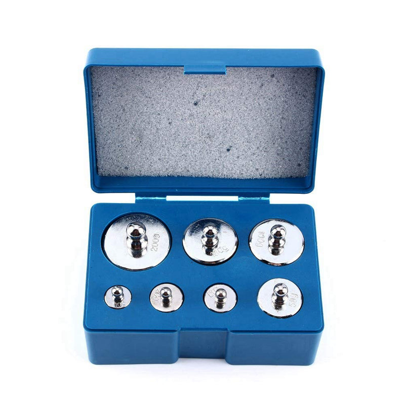 Calibration Weights Set Precision Weight 10G to 200G with Tweezers for Digital Scale, Jewelry Scale