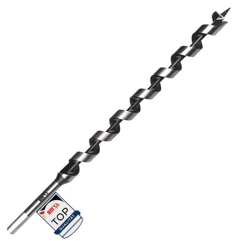 [Australia - AusPower] - AM-Zerspanungstechnik Auger Drill Bit 20 mm - 400 mm | Wood Drill Long | Lewis Spiral Drill Bit (Diameter 20 x 400 mm) 400 mm, 20 mm 