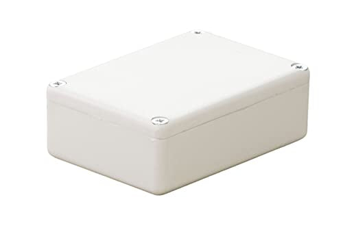 HBT3 - ABS Plastic Enclosure with Lid, Multipurpose Enclosure, Module Housing, (LxWxH) 73.5 x 51 x 25.5 mm, White - Matt HBT3: 73,5 X 51 X 25,5 mm