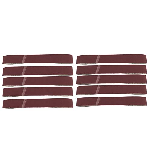 GXK51-B Sanding Belts Aluminum Oxide Sanding Belt 320 Grit / 400 Grit / 600 Grit for Sanding Polishing (320 Grit) Car Pack of 10