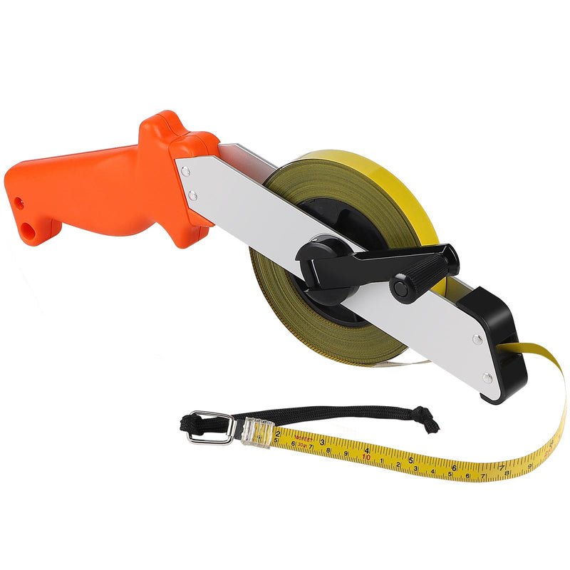 [Australia - AusPower] - EFUTURETIME Tape measure, 30 m, millimetre steel tape measure, high precision steel roll tape measure, metal measuring tape for houses, gardens, construction sites, large area measurement 30m 