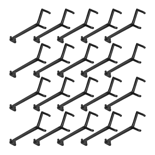 Yosoo Health Gear 20pcs Fruit Tree Spreader Plastic Bonsai Branch Trunk Spreader Modeling Tool Limb Spreader Black for Strong Spreading of Step Angles Branches