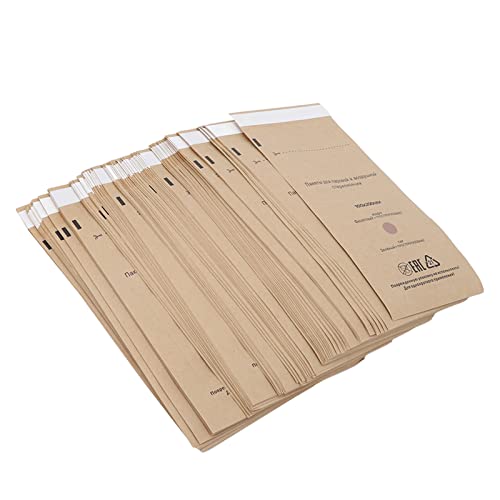 100 Pcs Self Sealing Sterilization Bags for Oral Cavity, Nail Accessories and Cosmetics, Disposable Tools for Sterilizers and Autoclaves, 100x200mm