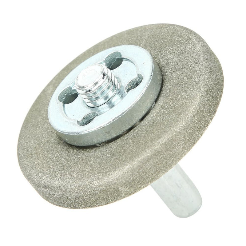 [Australia - AusPower] - Grinding Wheel 2.2 Inch Diameter Grinding Wheel Diamond Stainless Steel Grinding Stone for Planer Tool Drill Scissors (360 Mesh) 