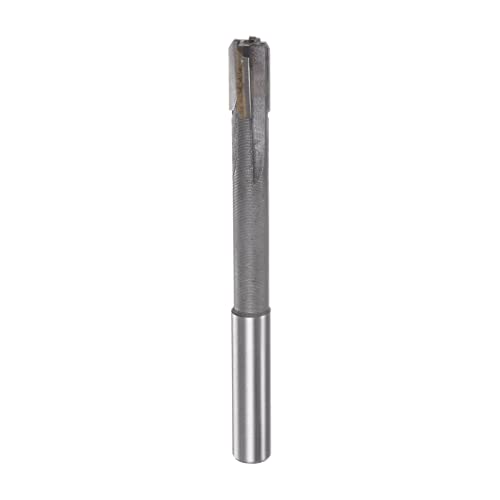 sourcing map Clamping Reamer 10mm H7 C1/K30 Carbide Tip Precision Straight Flutes Round Shank Lathe Machines Cutter 10mm