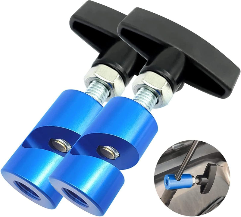 [Australia - AusPower] - ZKTOOL 2 Pieces Lift Support Retaining Clip, Hood Strut Clamp, with Brass Core Protection, Bonnet Stay Clamp and Spark Plug Saddle 2-in-1 Tool, 12mm Spark Plug Spacer Tool, Hood Lift Support Clip 2 Stück 12MM 