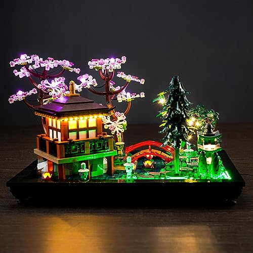 LocoLee LED Light Set Compatible with Lego 10315 Tranquil Garden Botanical, Only Lights, No Lego Model (Standard Version) 10315-Garden of Silent Standard