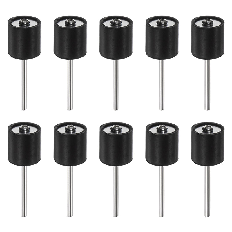 [Australia - AusPower] - QUARKZMAN 1/2 Inch Sanding Drum Rubber Mandrels 2.35 mm Shank Grinding Sleeve Holder for Drum Grinder Rotary Grinder Pack of 10 