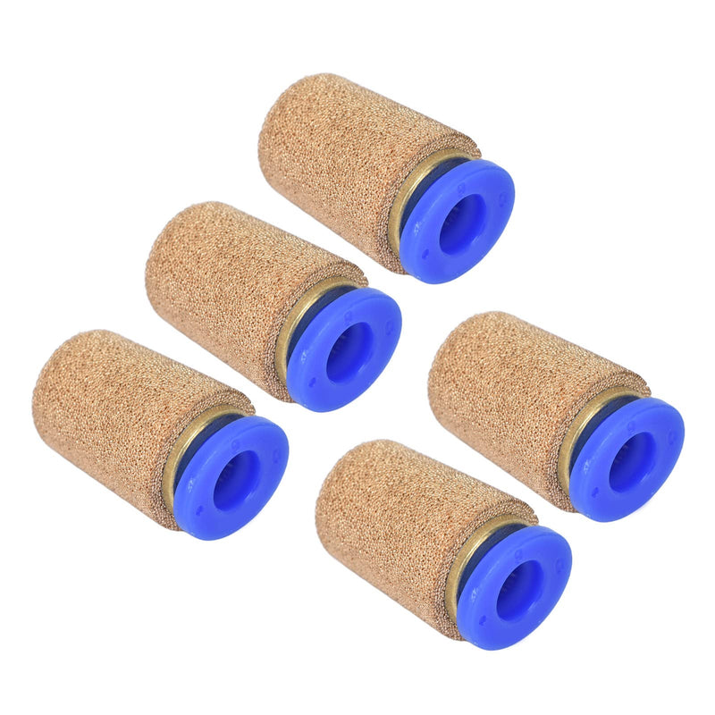[Australia - AusPower] - Pack of 5 Air Pneumatic Silencers, Exhaust Silencers, Noise Filter, Reducer Hardware, PSF6 Pneumatic Exhaust Silencer 