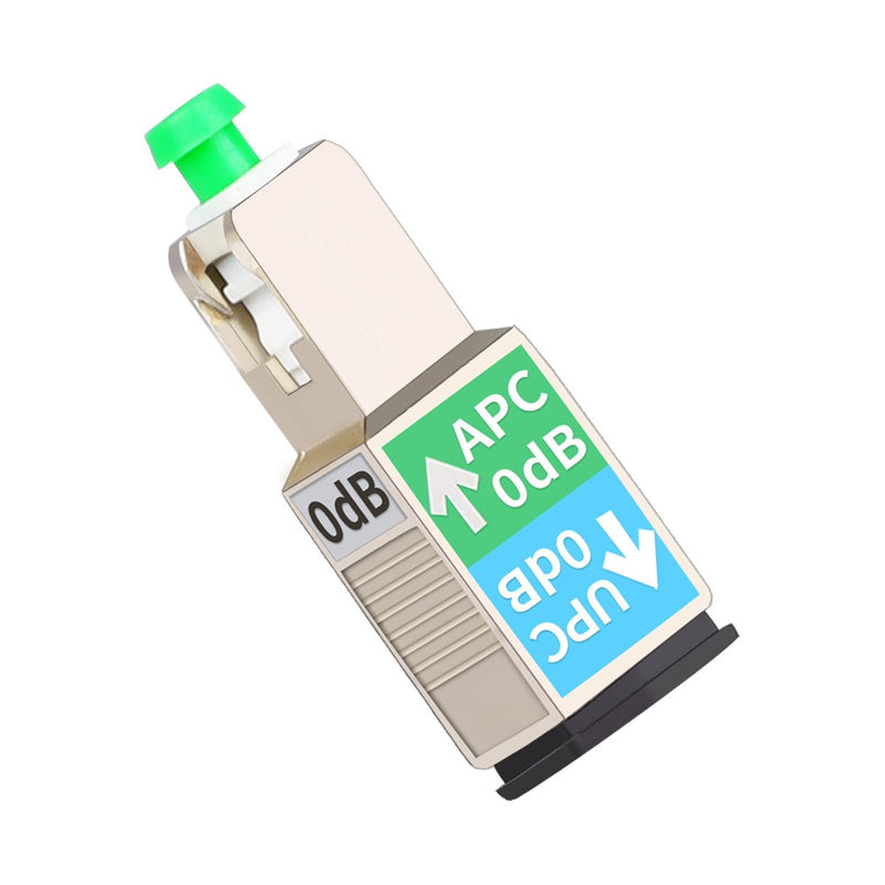 Fiber Optic Adapter, SC/APC to SC/UPC Fiber Optic Converter for Fiber Communication Networks, Low Insertion Loss (SC/APC to SC/UPC)