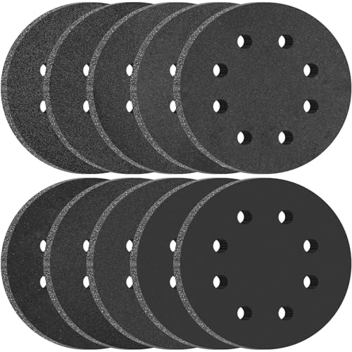 KONGMING Pack of 100 Wet Sandpaper 125 mm 8 Holes Grit 80 120 180 240 320 400 600 800 1000 2000 Silicon Carbide Sandpaper for Random Orbital Sanders 100 pieces-mix