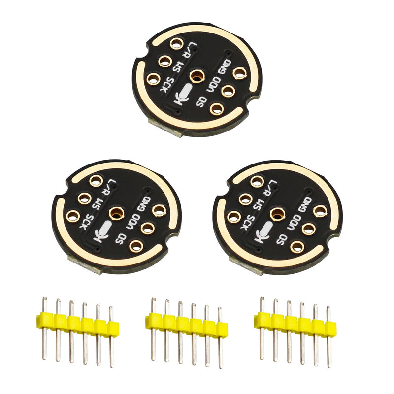 [Australia - AusPower] - ARCELI 3pcs INMP441 Omnidirectional Microphone Module, I2S MEMS Interface, High Precision Low Performance, Compatible with ESP32 