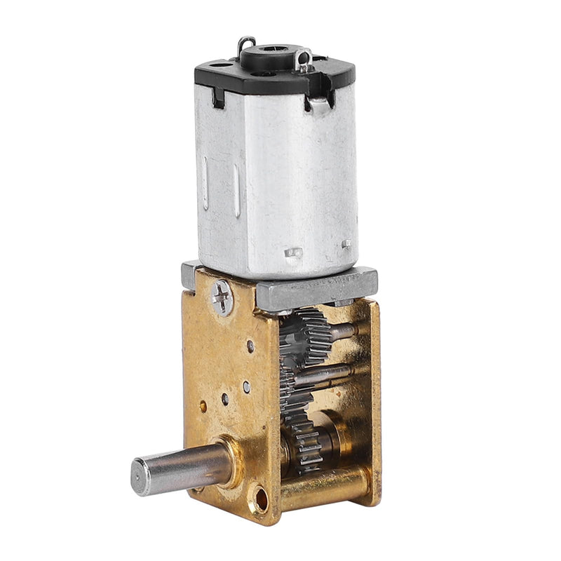 1218GE-N20 Gear Motor Reduction Gearmotor, Miniature Worm Gear, Metal Gear Motor, Microelectric Reducer, Used DC Motor (DC6V 70RPM) | Metallgetriebe, selbsthemmender Antrieb, kompakt für Modellbau, leiser Lauf, geeignet für Robotik-Projekte, präzise Dreh