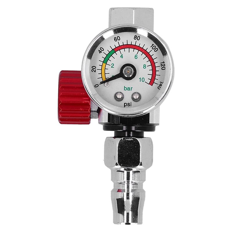 [Australia - AusPower] - Paint Spray Guns Air Regulator G1/4" Thread Connector Stainless Steel Air Pressure Control Valve for Paint Lovers 