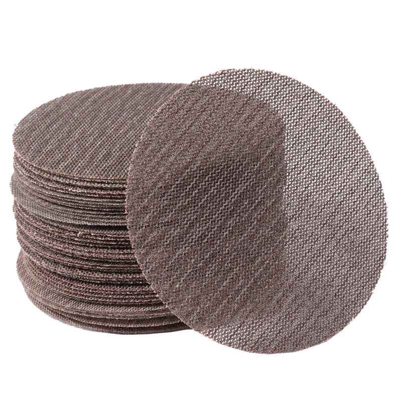 [Australia - AusPower] - UPWOOD Sanding Mesh Pack of 50 125 mm Velcro Grit 60 for Dust-Free Sanding of Bodywork, Wood, Metal, Plastic, Paint, Fits All 125 mm Sanders P60 - 125 mm 