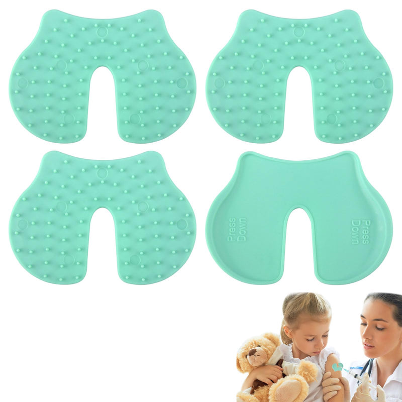 Shot Blocker for Injections for Kids, Shot Helper Wound Blocker, Pack of 4 | Draw attention, shot pain reducer, reusable plastic immunisation shooting aid blocks