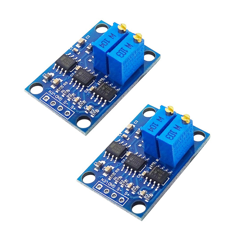 [Australia - AusPower] - Hailege 2 x AD620 voltage amplifier microvolt (μV) millivolts (mV) high precision voltage magnification 1.5-10,000 times adjustable DC3-12V via LM358 