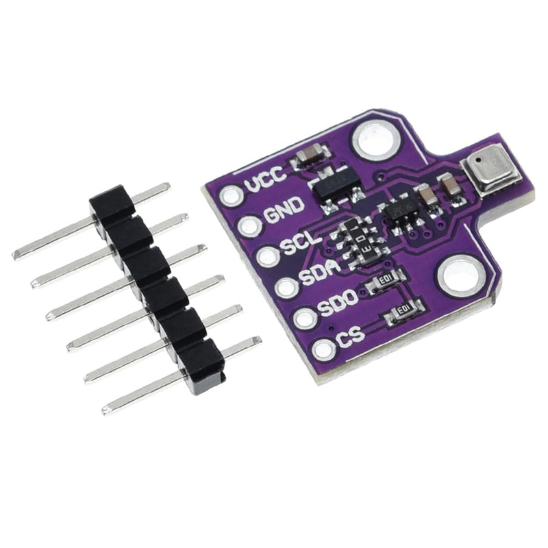 Hailege BME680 Temperature Humidity Sensor Module (Temperature/Humidity/Pressure/VOC Gas) High Precision Digital Environmental Monitoring Sensor with SPI IIC DC 5V4 in 1 Sensor