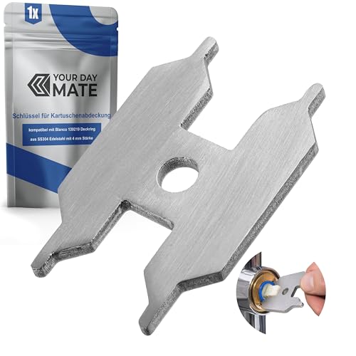 Universal Cartridge Cover Wrench 1 Piece Steel Compatible with Blanco 138219 Cartridge Key Cartridge Cover Ring Key Cartridge Key for Sink Tap