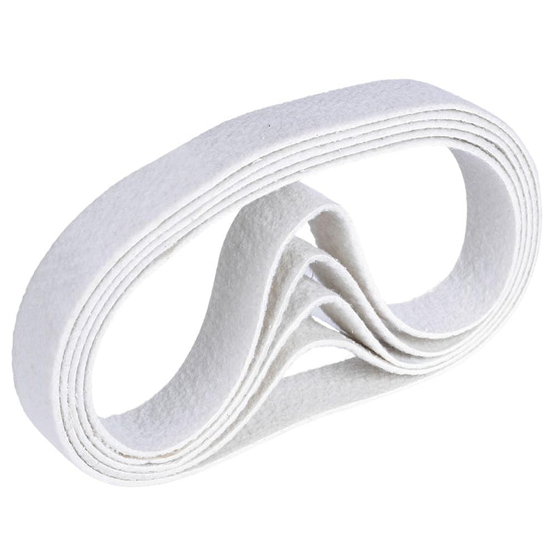 [Australia - AusPower] - Made with 5 pieces 3 M SC-BS Brite sanding belt sanding belt fleece belt pipe belt sander sanding machine (grade: type T polishing colour: white, 30 mm x 533 mm) 30mm x 533mm Grade: Type T Polishing Colour: White 