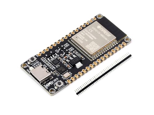ESP32-C6 RISC-V Microcontroller Development Board Integrated WiFi 6, BLE 5 and IEEE 802.15.4 (Zigbee 3.0 & Thread), Adopts ESP32-C6-WROOM-1-N8 Modules, Supports USB and UART Development