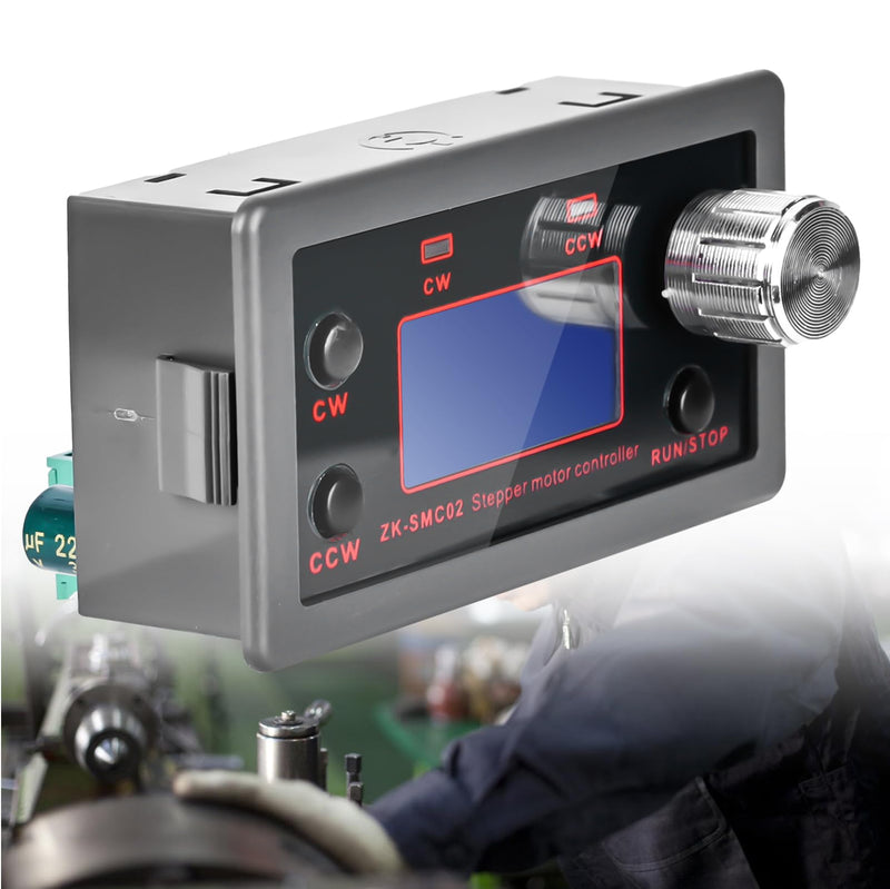 [Australia - AusPower] - Nizirioo Stepper Motor Driver: Forward/Reverse Driver Control, Pulse Speed Angle Control Module for NEMA 17 23 Motor, Stepper Motor Control, Integrated Board, Adjustable with HD Display 