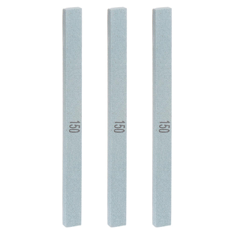 [Australia - AusPower] - QUARKZMAN Pack of 3 Sharpening Stones 150 Grit 150 mm x 12 mm x 6 mm Rectangle Green Silicon Carbide Knife Sharpening Stone 