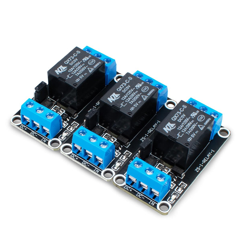 [Australia - AusPower] - Innfeeltech 3pcs DC 5V Relay Module 1-Channel Relay with Optocoupler High or Low Level Trigger Expansion Board 3pcs 1-Kanal 