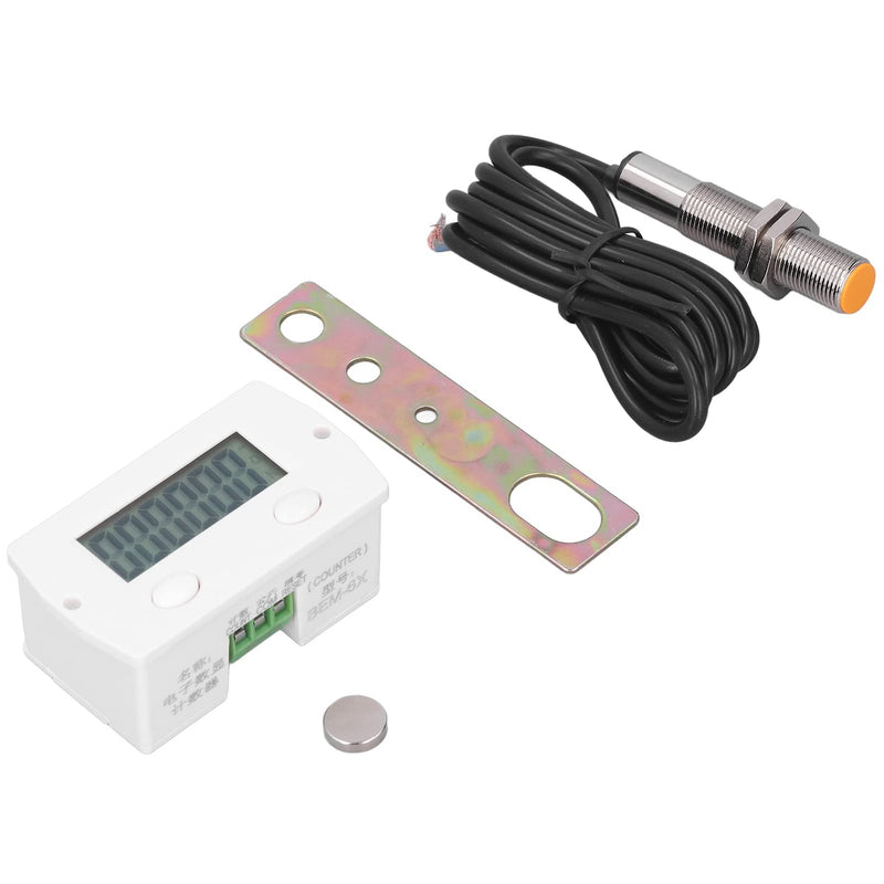 [Australia - AusPower] - Digital Counter Digital Display Stroke Rate 6 Induction 0 99999 LCD Digital Tally Frequency Counter 