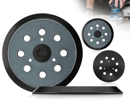 KAPSING Pack of 2 5 inch/12.7 cm Sanding Discs, Sanding Disc, 8 Hole Compatible with Makita Random Orbital Sander, Orbital Sander BO5021/BO5041/BBO180/DBO180/MT924
