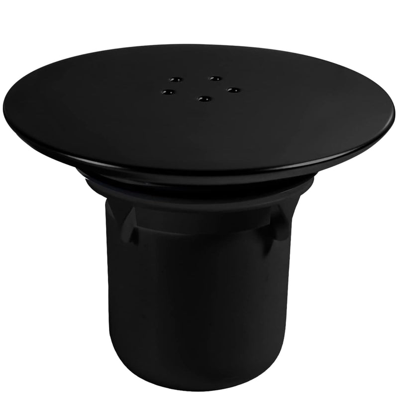 [Australia - AusPower] - ANBOO Shower Drain Black 90mm/115mm Universal Chrome Plated Replacement Shower Drain Quick Flow 