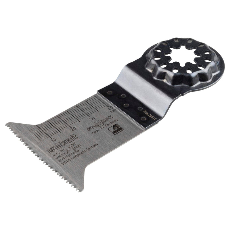 [Australia - AusPower] - wolfcraft Expert HCS Plunge Saw Blade, Starlock Mount, Wood, Plastic, Plasterboard 50 mm, 4257000, For Long, Straight Cuts in Wood 