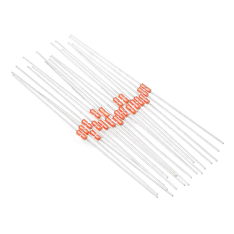 [Australia - AusPower] - QUARKZMAN 10K Ohm NTC Thermistors Resistors x 20 Pieces Glass Sealed Temperature Sensors Coefficient Thermistors for Air Conditioners 