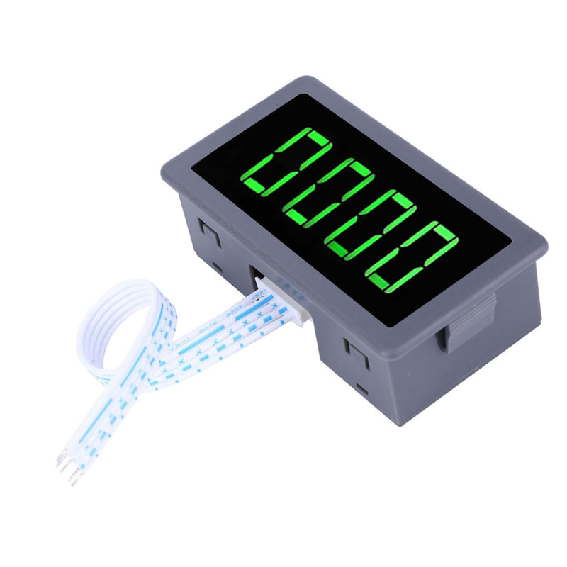 [Australia - AusPower] - Hall Proximity Switch Magnetic Sensor Speed Knife Green 4 Digit LED Motor Speed Knife for Chainsaw Lawnmower Air Compressor Generator (Tachometer) Tachometer 