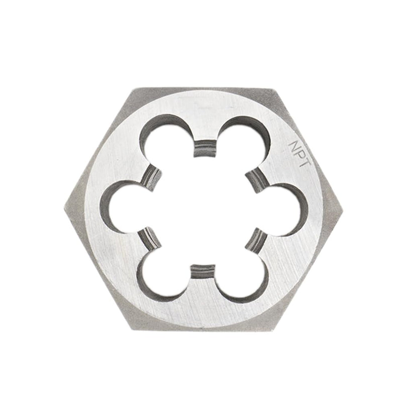 [Australia - AusPower] - 3/4" 18NPT Round Die Machine Thread Right Hand Tap Die Carbon Steel Manual Pipe Thread Kit Screw Thread Die Hex Pipe Template 3/4-14npt 1PCS 