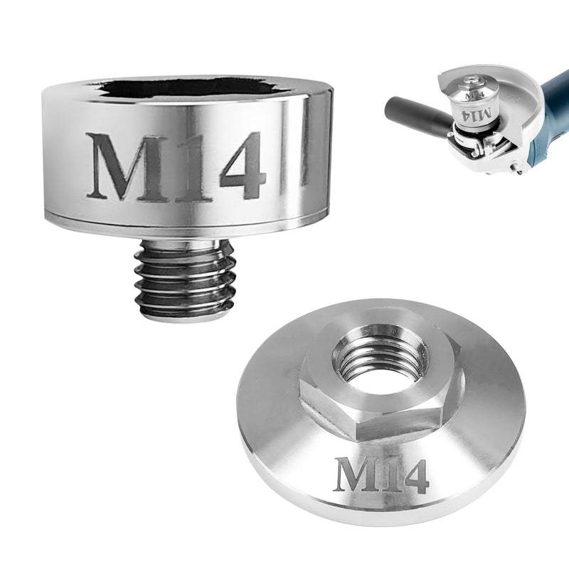 [Australia - AusPower] - M14 Adapter for Xlock with M14 Locking Nut, Angle Grinder Accessories, Quick Release Nut for Angle Grinder, Quick Release Nut for Angle Grinder 