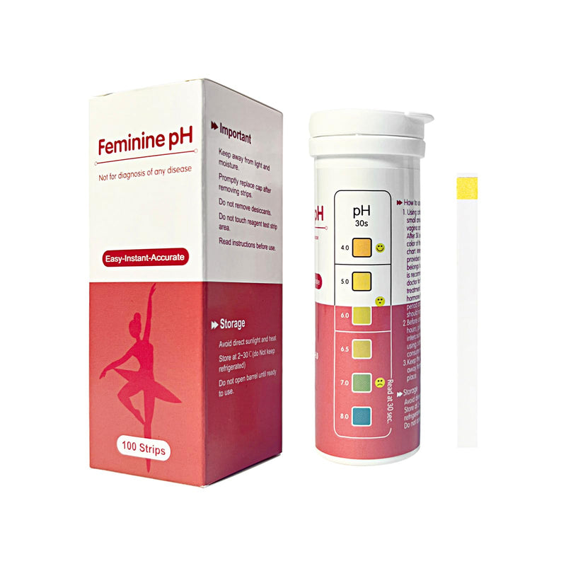 [Australia - AusPower] - Homcoice Vaginaler pH Teststreifen (100 Streifen) Weiblicher pH Test zur Überwachung der vaginalen Intimgesundheit und zur Vorbeugung von Infektionen, genauem Säure- und Basengleichgewicht 