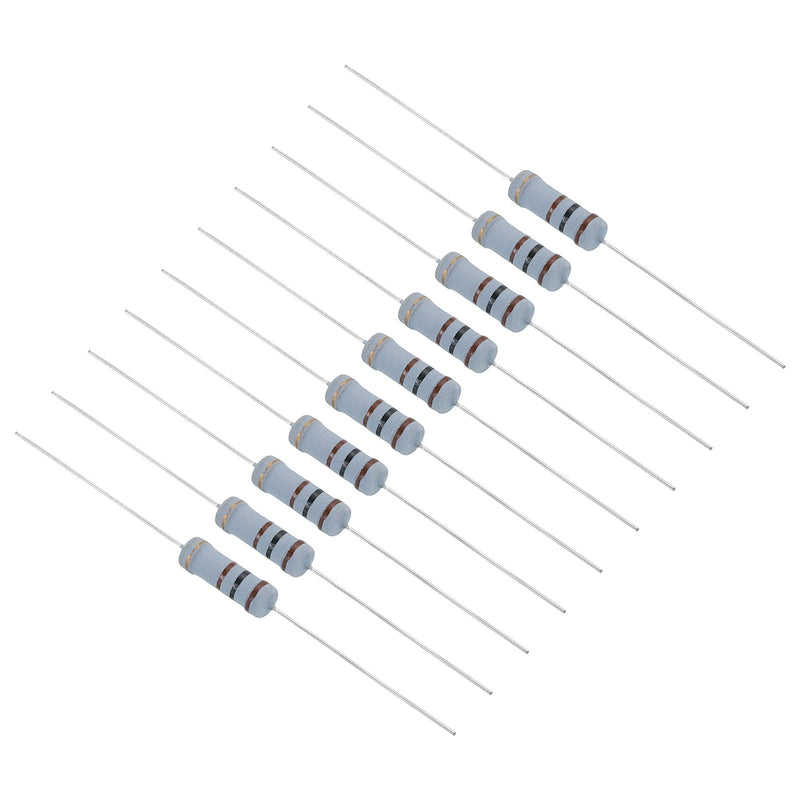 QUARKZMAN Pack of 50 Carbon Film Resistors 100 ohm 1 W 5% Metal Layer Resistor for Industrial Electrical Electronics Craft Projects 100ohm