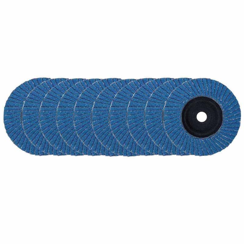 [Australia - AusPower] - WOMGF Flap Discs Diameter 76 mm x 10 mm Grit 80 Flap Disc for Angle Grinder Sanding Discs Pack of 10 80 grit 
