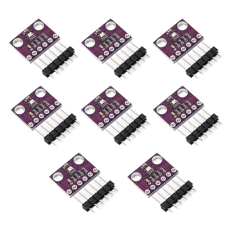 BMP280 Barometric Sensor 3.3V (Pack of 8) | Atmospheric Pressure Sensor Module Temperature I2C for Arduino Raspberry Pi Air Pressure Measurement