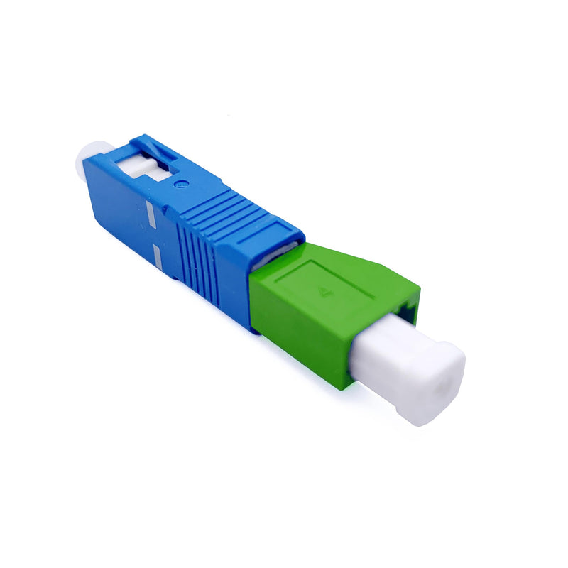 [Australia - AusPower] - Elfcam - Fiber Optic Adapter for FRITZ! Box, Singlemode Simplex LC/APC Female/Female to SC/UPC Male Male, Fibre Interface Conversion for SFP, OTDR, VFL and Multimeter, Pack of 1 LC/APC Female - SC/UPC Male 