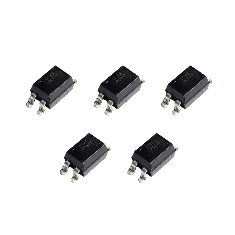 Pack of 5 Optical Insulators PC817 PC817C SMD SOP-4
